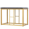 Dining Table and Chairs Set with 6 Stools Space Saving Furniture for 6-8 Persons