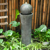 86CM Rotating Ball Water Feature Garden Fountain 6 LED Electric Statue Ornament