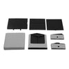 Linen Ottoman Storage Box Blanket Toy Box Seating Stool with 1/2/6 Drawers
