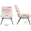 Lambswool Fabric Armchair Tub Chair Single Sofa Lounge Shell Padded Living Room