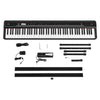 Mustar 88 Semi Weighted Keys Digital Piano Portable Keyboard Pedal Stand MIDI