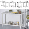 Commercial Catering Kitchen Stainless Steel Table Worktop Work Bench Prep Table