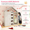 Kids Dress Up Rack Clothing Wardrobe Costume Storage Closet-White