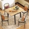 Folding Kitchen Table Extendable Dining Table Wooden Desk For 4 with Storage