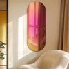 120cm Long Iridescent Wall Mirror Aesthetic Vanity Mirror Frameless Hallway Deco