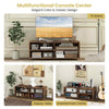 TV Stand for TVs up to 40 Inches Wooden Media Console Table Entertainment Center