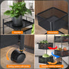 Vegetable Shelf Rack Tier Mobile Kitchen Utility Rotating Storage 6 Cart Trolley