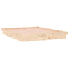 LED Bed Frame 150x200 cm King Size Solid Wood