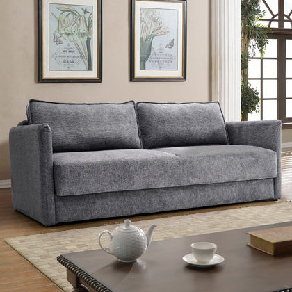 Modern 3 Seaters Sofabed Recliner Grey Sofa Bed Double Sleeper Couch Settee Bed