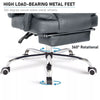 Executive Office Chair Swivel Recliner Computer Desk Gaming Chair with Footrest