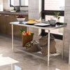 2/3/4/5/6 FT Stainless Steel Table Commercial Catering Work Prep Kitchen Bench