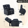Electric Riser Recliner Armchair Heated Vibration Massage Sofa Arm Chair 2 Style