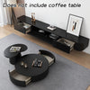DAMAGED SEE PICS! 220cm Floating TV Stand Wall Mounted Shelf Media Console Black
