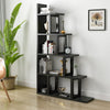 L-Shape Bookshelf Corner Bookcase Home Office Storage Display Rack Freestanding