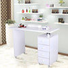 Professional Manicure Table Technician Nail Art Beauty Salon Bar Station Desk UK
