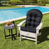 Adirondack Chair Cushion High Back Rocking Chair Cushion Thick Tufted Seat Pad