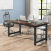 63 Inch Executive Desk, Modern Large Office Computer Desk Simple Workstation