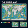 ✅Build Blocks ART - World Map | 11695pcs (31203) High Quality ABS Plastic Kit✅