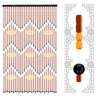 Wooden Beads String Door Curtain Hanging Room Divider Porch Entrance Decor UK