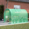 Walk in Polytunnel Greenhouse Large Outdoor Garden Grow House w/ Door Window