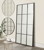 Leaning Panel Floor Mirror 12 Section Large Wall Mirror