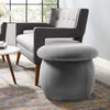 Dressing Table Stool Velvet Round Ottoman Footstool Makeup Vanity Seat Chair