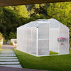 Aluminium Walk-in Greenhouse Frame And Polycarbonate Outdoor 6x4 6x6' 6x8' 6x10'