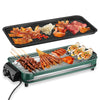 Electric Teppanyaki Table Top Grill Griddle BBQ Barbecue Camping w/ Temp Fsiatyv