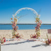 Extra Large Arch Wedding Backdrop Stand Metal Garden Arbor Shelf w/ Stable Base