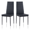 2/4/6pcs Faux Leather Velvet Fabric Dining Chairs Metal Chromed Legs Dining Room