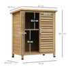 Garden Shed Wood Effect Tool Storage Sliding Door Wood Grain