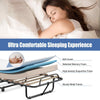 Camping Portable Bed Cot Folding Bed with Rolling Wheels