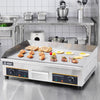 Stainless Steel Electric Countertop Griddle Commercial Kitchen Hot Plate Grilled