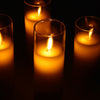 3 OR 5PCS LED Flameless Candles Remote Flickering Pillar Timer Battery Operated