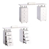 Mobile Nail Station Salon Manicure Table Desk Art Beauty Storage Drawers Cabinet