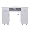 Mobile Professional Manicure Table+Dust Collector Nail Beauty Salon Station Desk