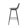 Set of 2 pcs Bar Stools Breakfast Kitchen Stools Diamond Design with Footrest UK
