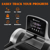 Fitnessclub Deluxe Folding Rowing Machine Indoor Cardio Workout LCD Monitor