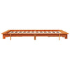 Bed Frame Wax Brown 120x200 Solid Wood Pine W1F5