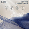 Large Parasols Outdoor Umbrella Patio Umbrella Double-Sided Market Umbrella 13ft