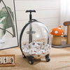 Portable Pet Carrier Breathable Cat Puppy Travel Carrying Trolley Case Stroller