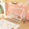 Single Size Daybed Frame Kids House Bed Wooden Platform Bed