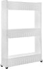 3 Tier Slim Slide Out Kitchen Trolley Rack Holder Storage Shelf Organiser
