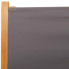 Reclining Garden Chairs 4 pcs Anthracite Fabric and Solid Wood J4L9