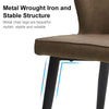 2 Pcs Dining Chair Faux Leather Soft Padded Chair Modern Dining Room Home New