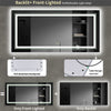 Memory Function LED Bathroom Mirror Vanity Mirror Horizontal&Vertical Multi Size