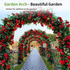 Metal Wedding Arch Trellis Garden Arbor for Climbing Plants Floral Decor