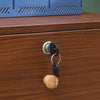 Mobile 3 Drawers Filing Cabinets Printer Stand Pedestal Lockable Bedside Table