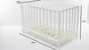 Baby Cot Bed 120x60cm Modern Simple - White