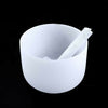 8" Crystal Singing Bowl Heart Chakra Tibeta Meditation Sound Bowl Singing Bowl
